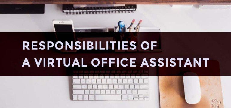 About responsibilities of virtual office assistant