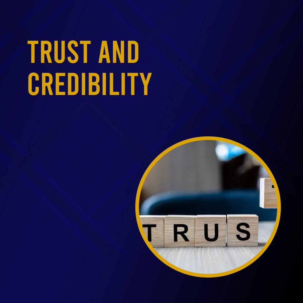 Trust and credibility
