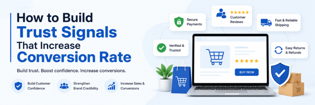 How to Build Trust Signals That Increase Conversion Rate | Ecommerce Account Management Services