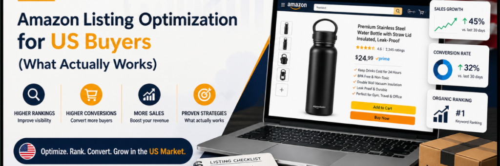 Amazon Listing Optimization for US Buyers (What Actually Works)