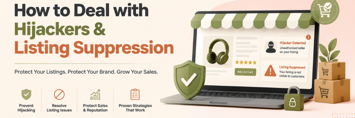 How to Deal with Hijackers & Listing Suppression Ecommerce listing services